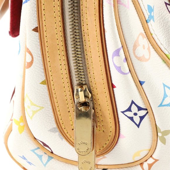 Priscilla Multicolor White Shoulder Bag - Picture 8 of 9